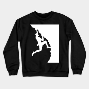 Rock Climber image design Crewneck Sweatshirt